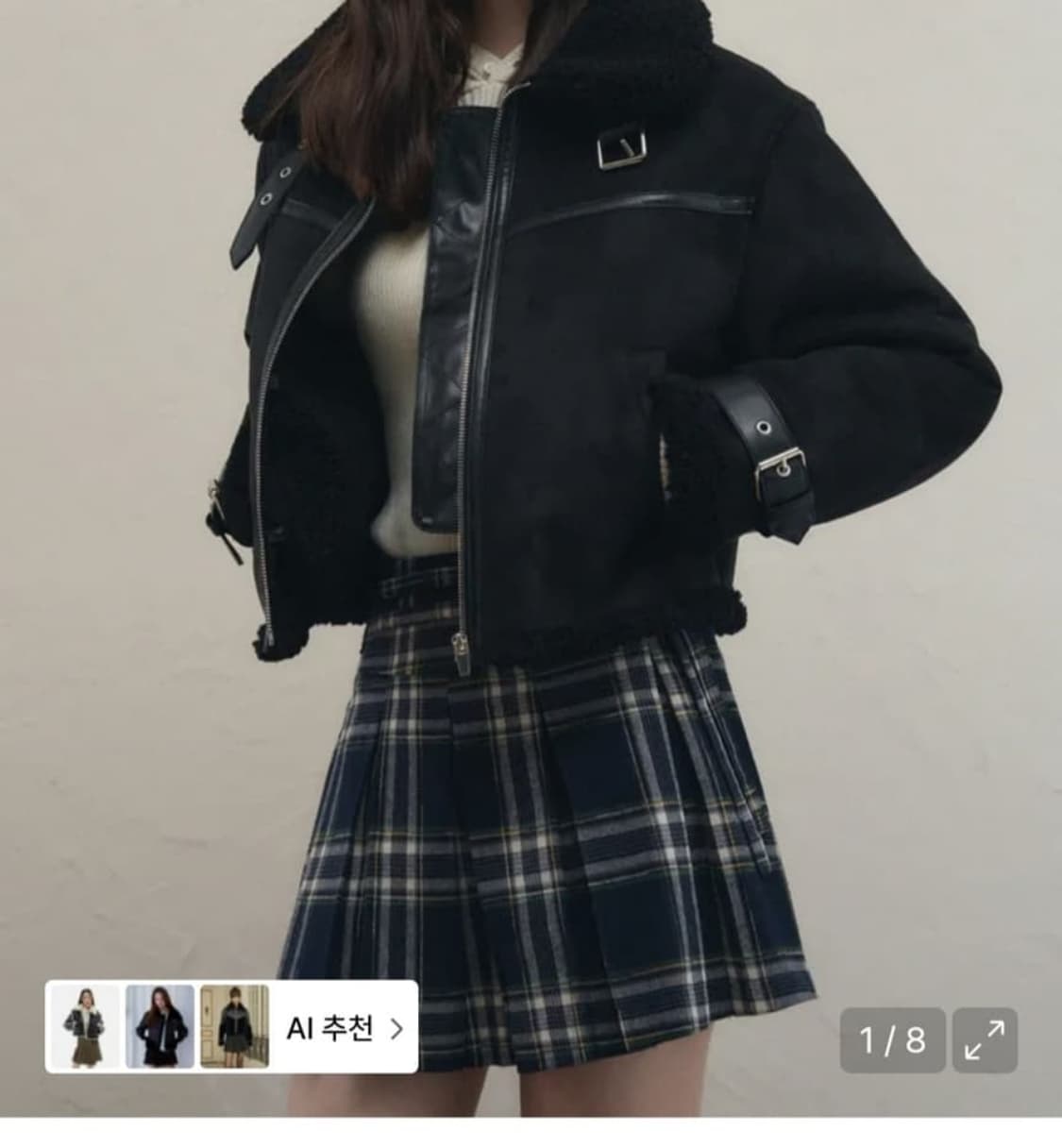 레더리 무스탕 단순개봉 상품이미지2