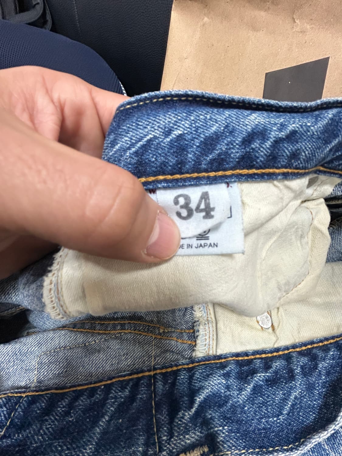 웨어하우스 1101 used wash 34인치 상품이미지4