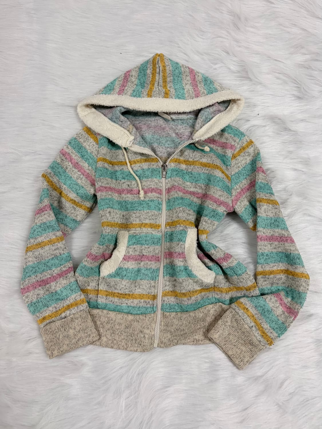 무지개떡 00s 미사 임수정깔 너드 모리걸 후드 🎀 상품이미지1