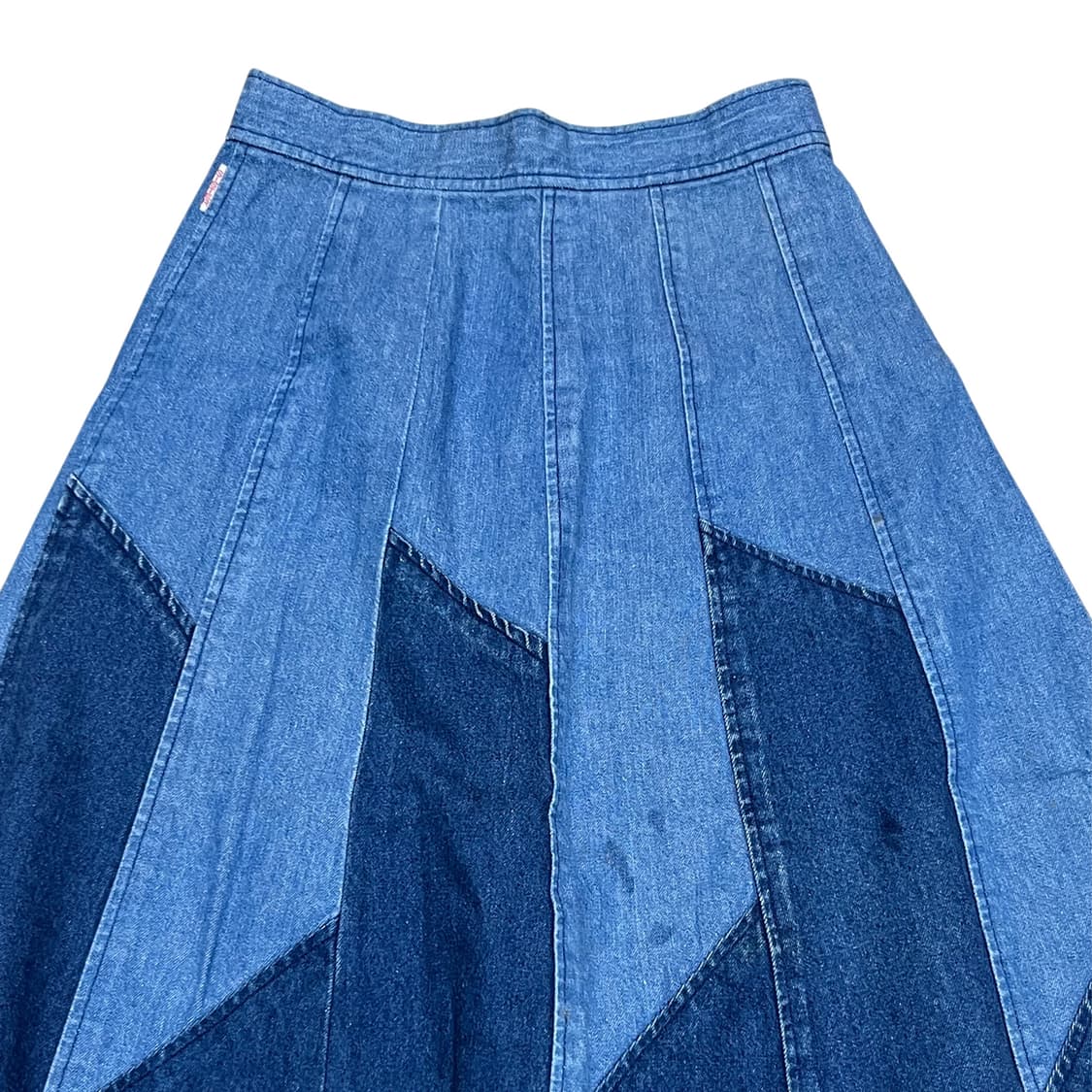 Japanese Vintage Patchwork Denim Skirt 상품이미지2