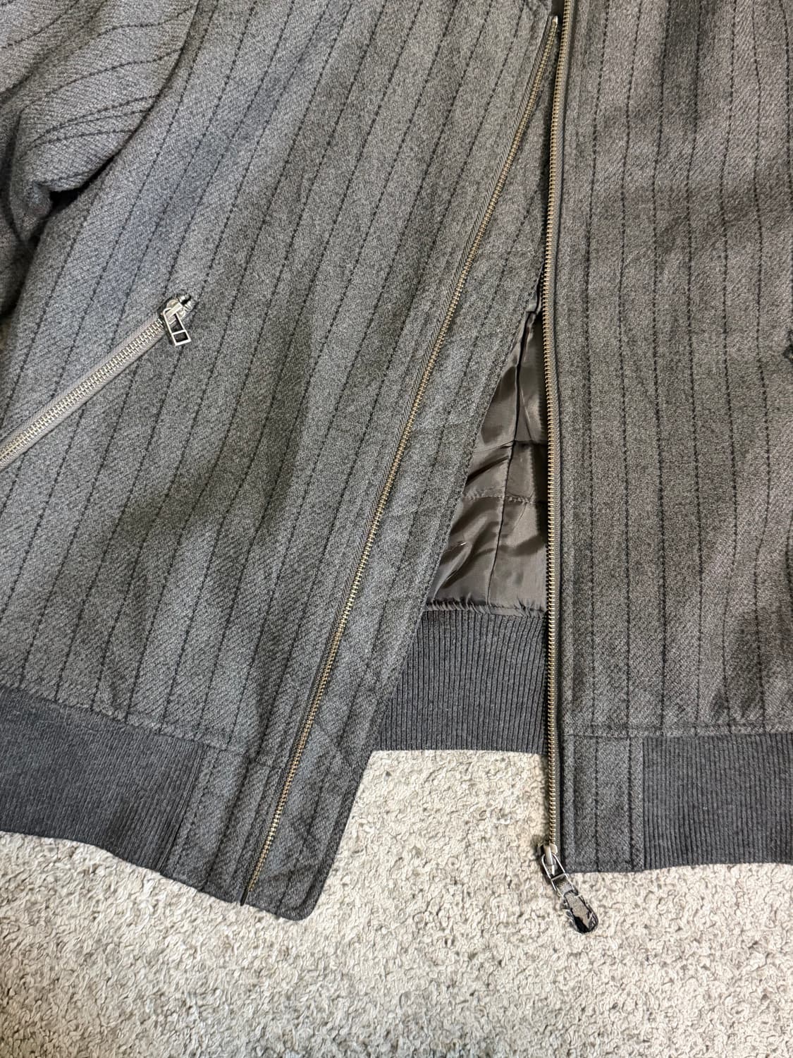 GU 스트라이프 봄버 자켓 상품이미지6