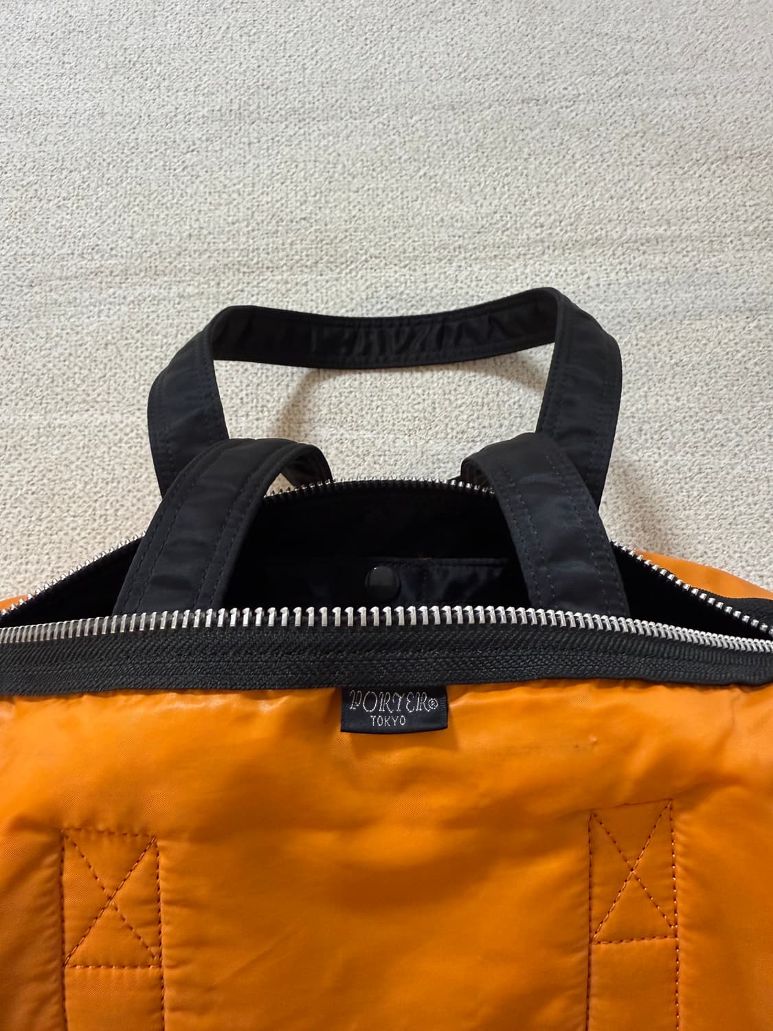 (미사용급) PORTER 포터 탱커 더플백 L 블랙 보스턴백 상품이미지10