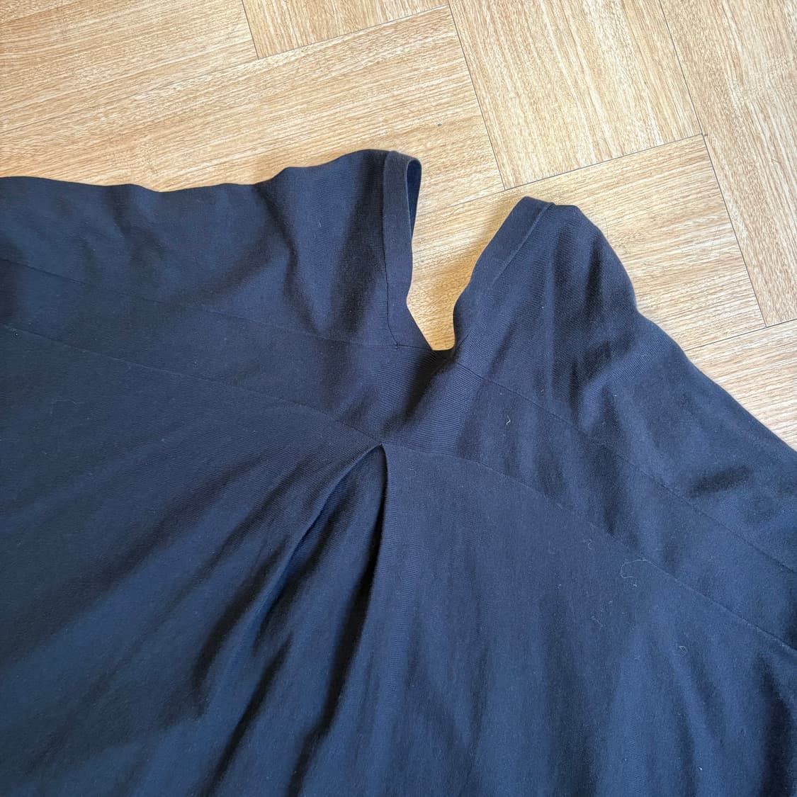 주카 하이 트위스티드 코튼 비대칭 숏 슬리브 가디건 상품이미지7