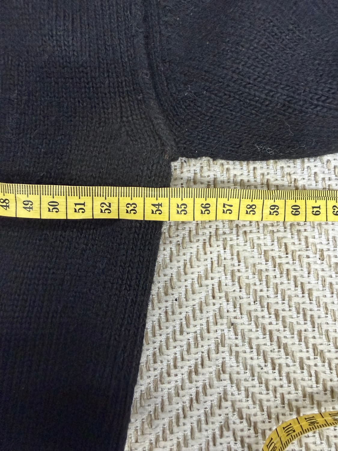 정품) 마뗑킴 25ss 블랙 오버핏 니트 스웨터 S 상품이미지8