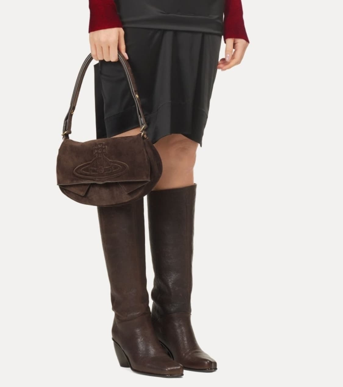 비비안웨스트우드 스웨이드 숄더백 새상품 상품이미지2