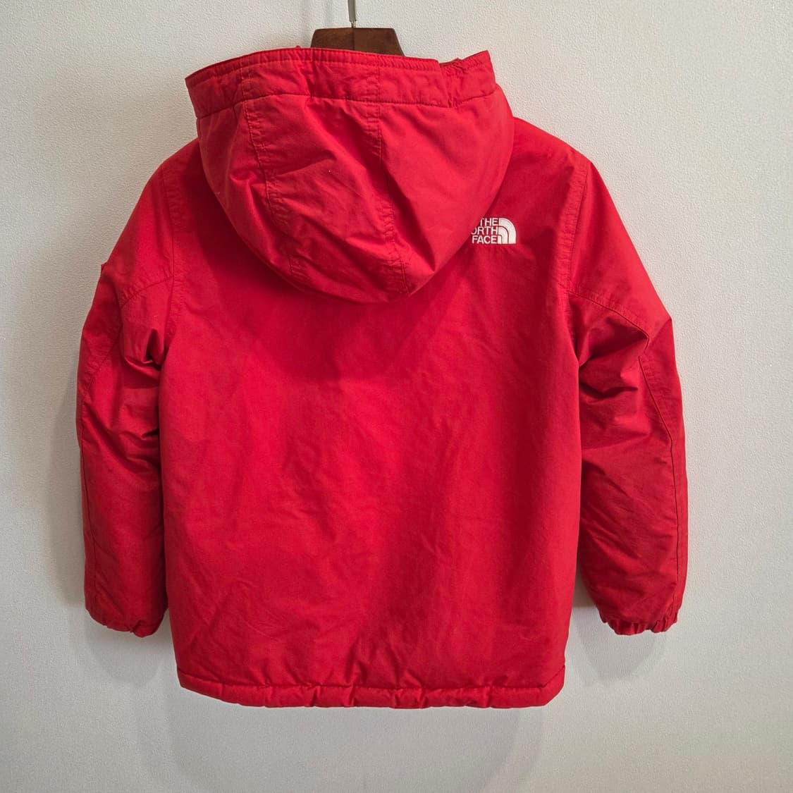 노스페이스 아동 패딩 130 레드 상품이미지3