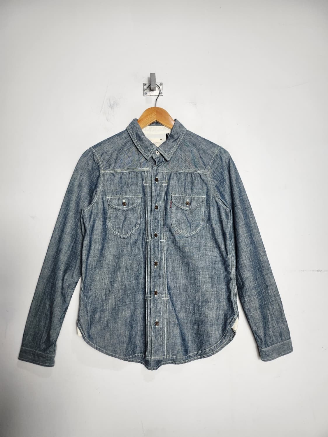 M 리바이스 메이드 인 재팬 샴브레이 워크 셔츠 상품이미지1