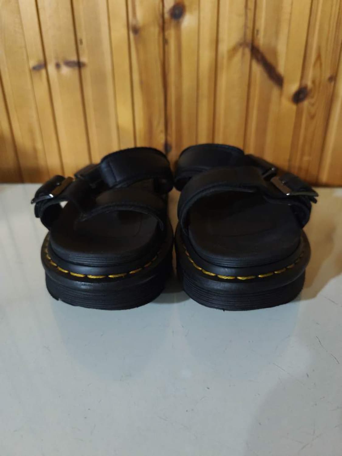 UK5 240mm 닥터마틴 마일즈 블랙 샌들 상품이미지2