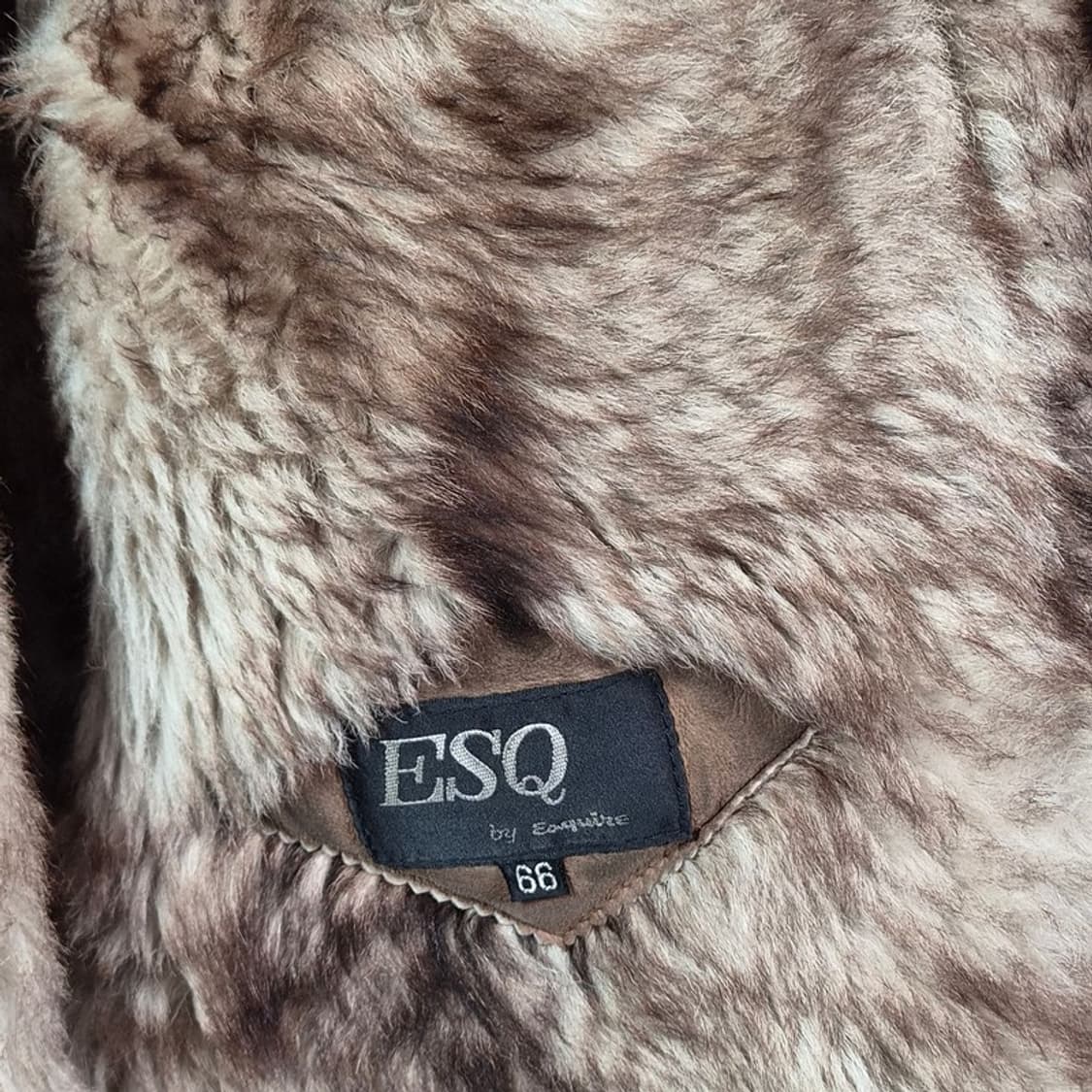 ESQ 에스콰이아 천연 양모 리얼 무스탕 자켓 66 상품이미지6