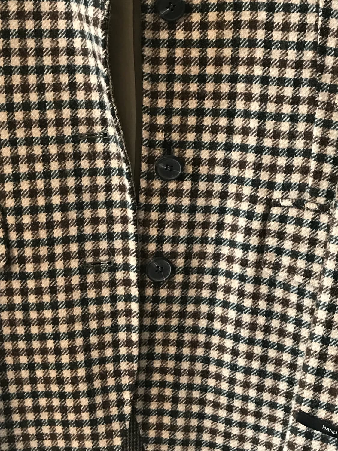 빈티지 체크코트 상품이미지2