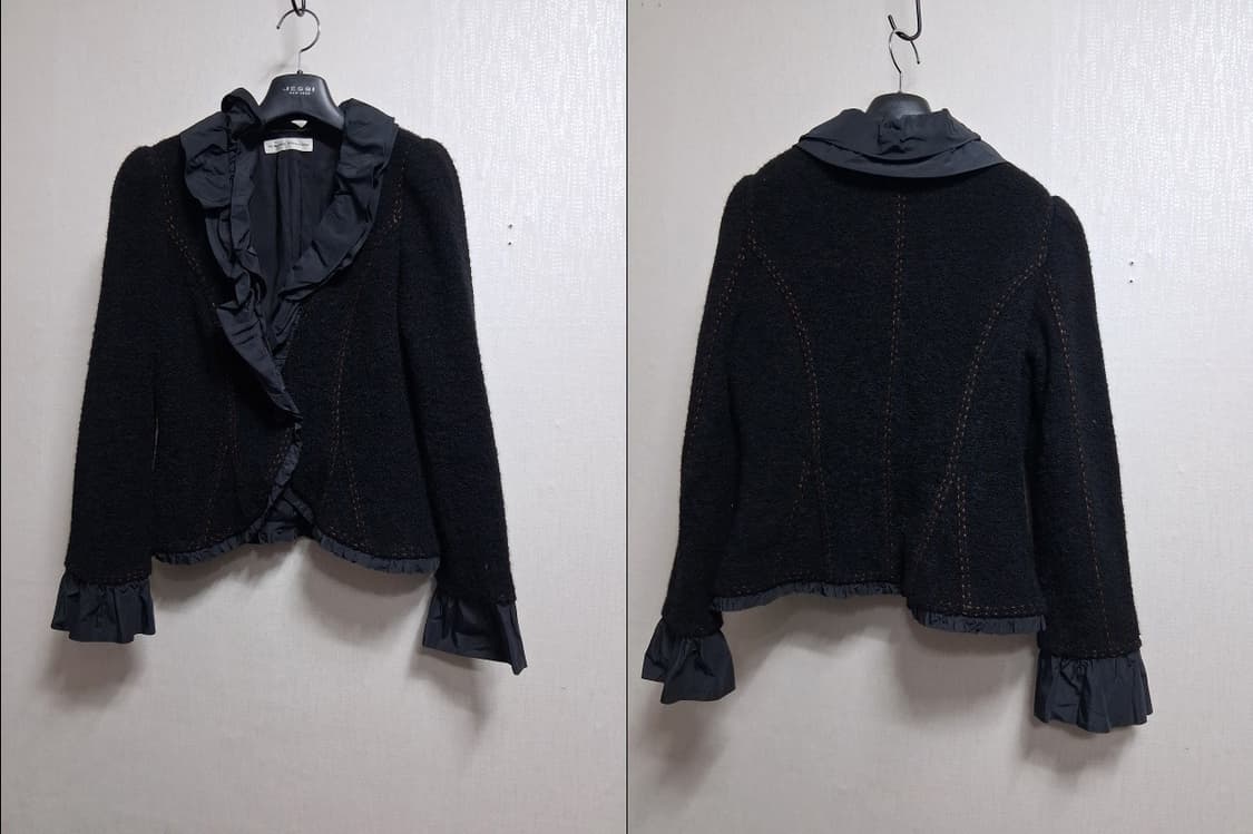 일본빈티지 히로코코시노 프릴카라 아스토라강짜임 쟈켓 추운간절기 66
원산 상품이미지2