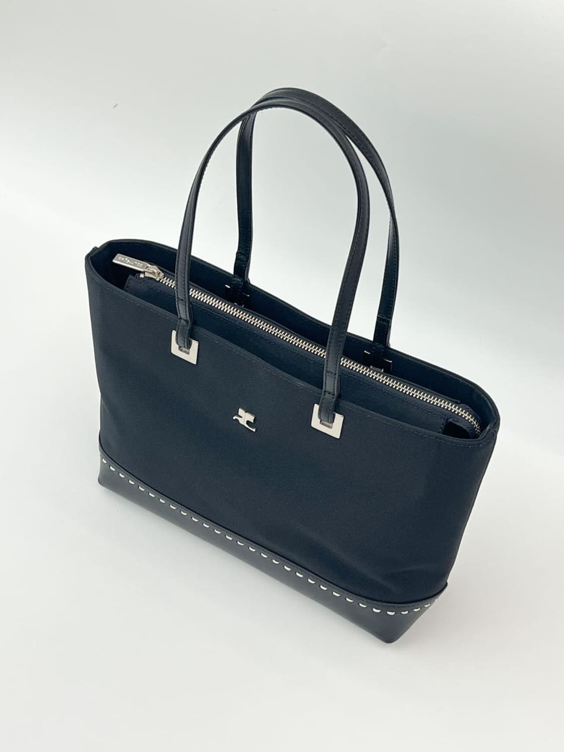 courreges / 꾸레쥬 블랙 패브릭 숄더백 상품이미지6