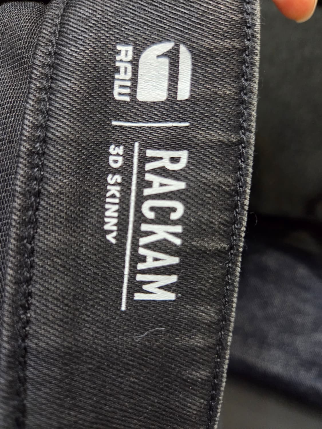 G-Star블랙 코팅 데님 팬츠3D 스키니(W33/L30)디피용/택없음 상품이미지8