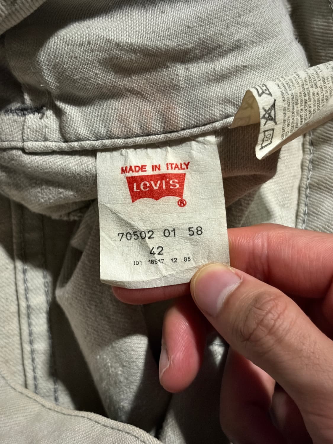 80s 리바이스 트러커 42 ITALY🇮🇹 상품이미지7