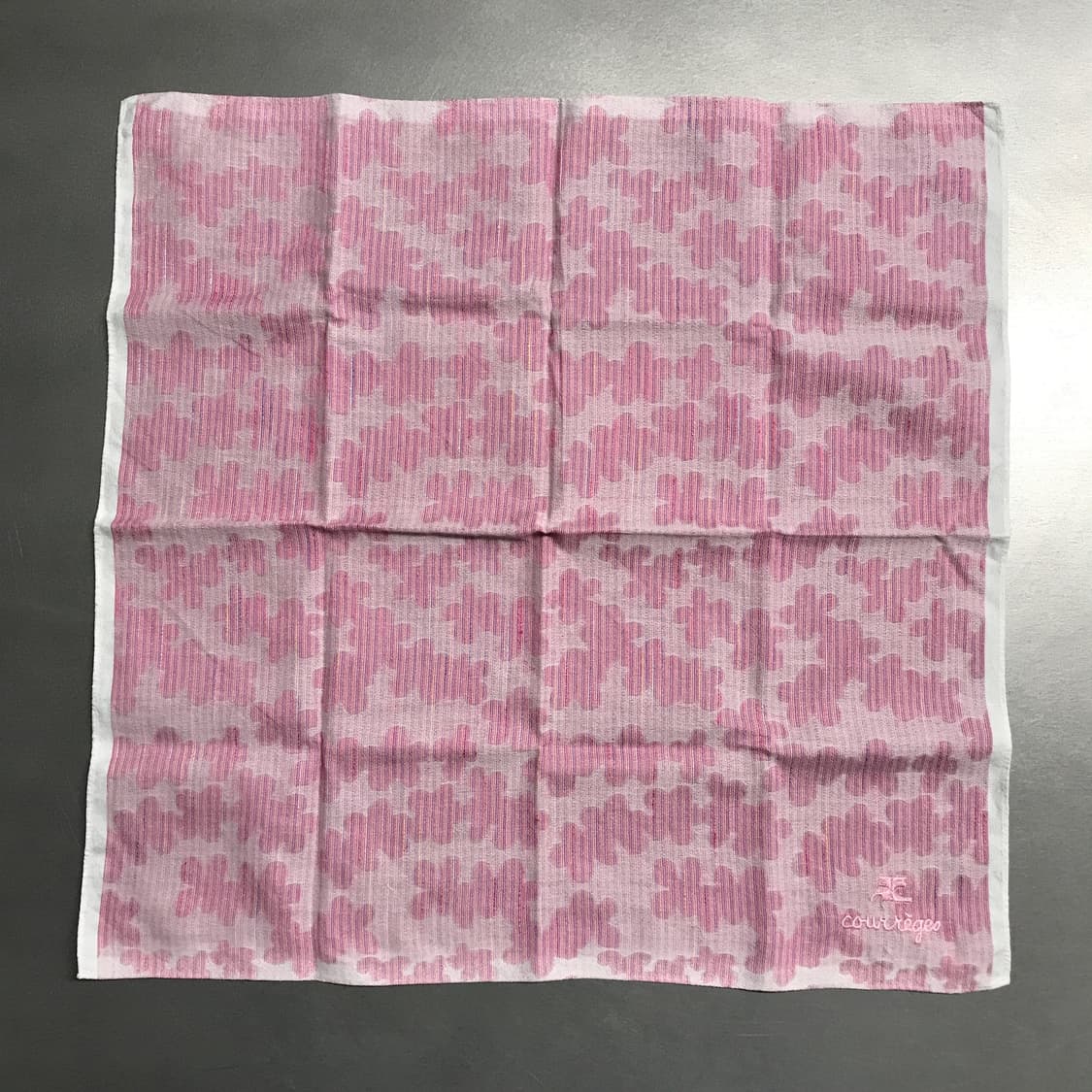 꾸레쥬 핑크 손수건 상품이미지2