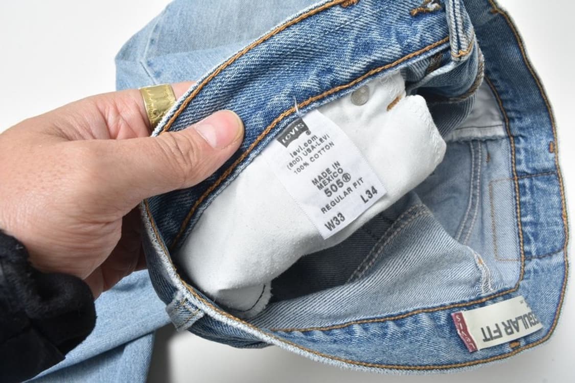 00S 리바이스 505 청바지 데님팬츠 33 N1095 상품이미지8