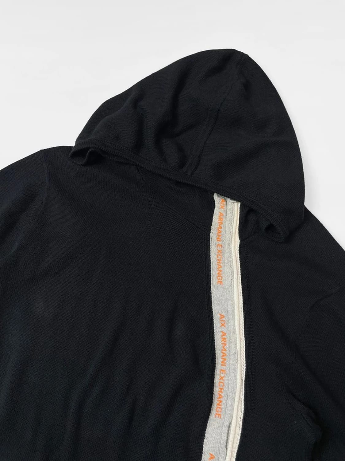 아르마니 익스체인지 Y2K 사선 스펠아웃 후드집업 A1382 상품이미지2