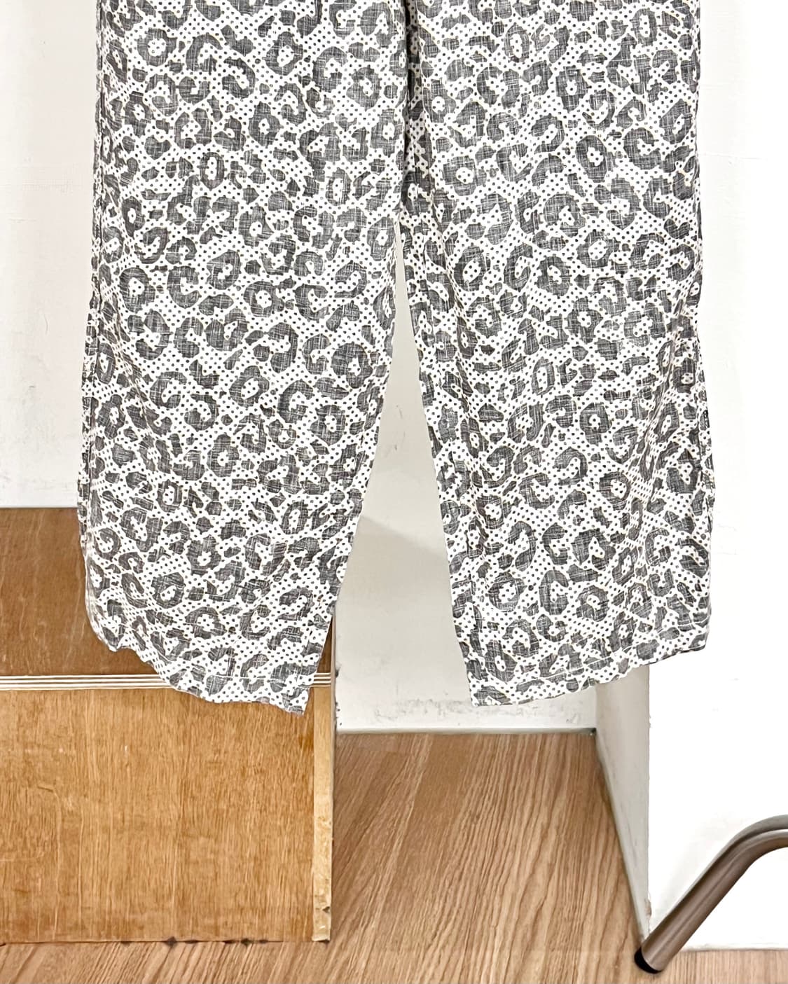 로베르토 카발리 도트 레오파트 와이드 팬츠 상품이미지3