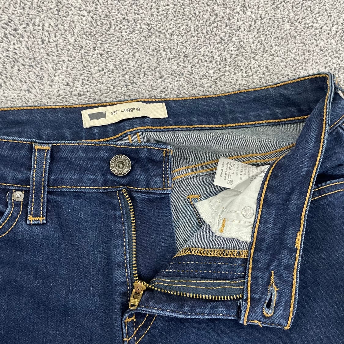 [실측확인] 리바이스 535 레깅스 스키니핏 데님팬츠 1209EB2 상품이미지3