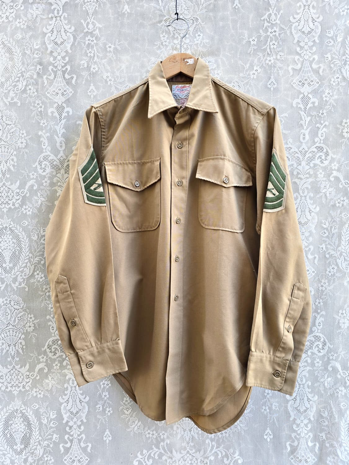 60-70s 미해병 울 셔츠 크레이튼 제조 (made in usa) 상품이미지1