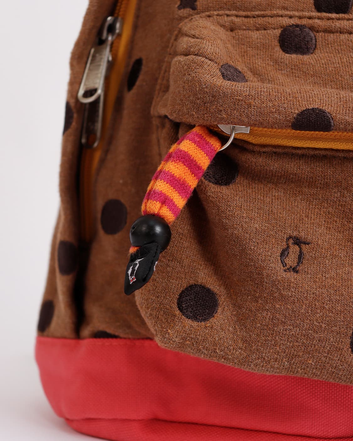 [CHUMS] 브라운 도트 스웻 × 핑크 캔버스 백팩 상품이미지4