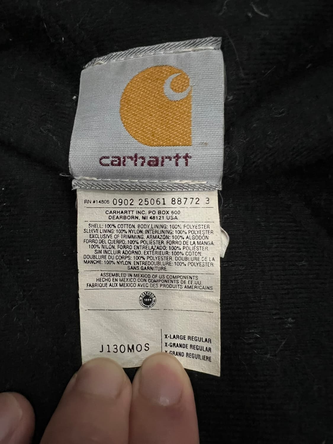 (XL) 칼하트 후드 덕 액티브 자켓 J130 MOS 모스그린 상품이미지4