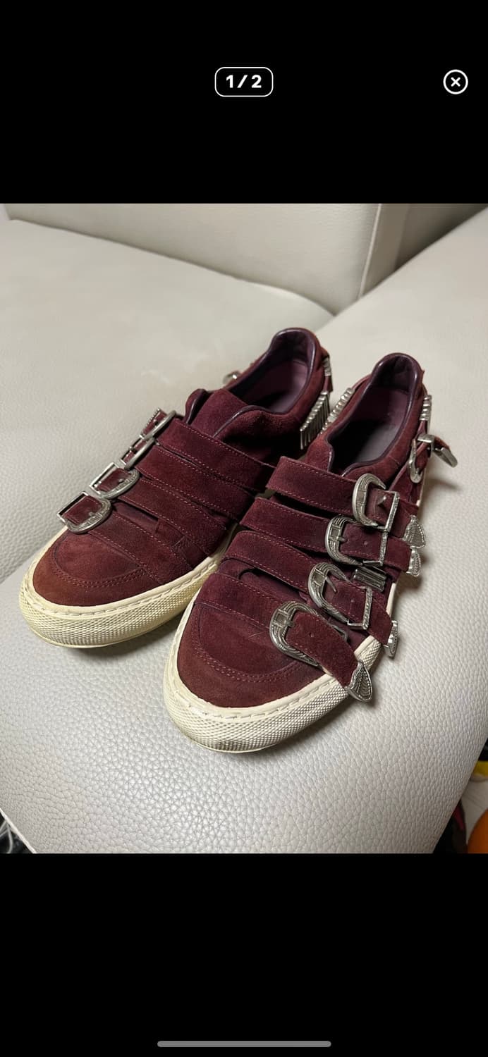 토가 풀라 버건디 스니커즈 240 상품이미지1