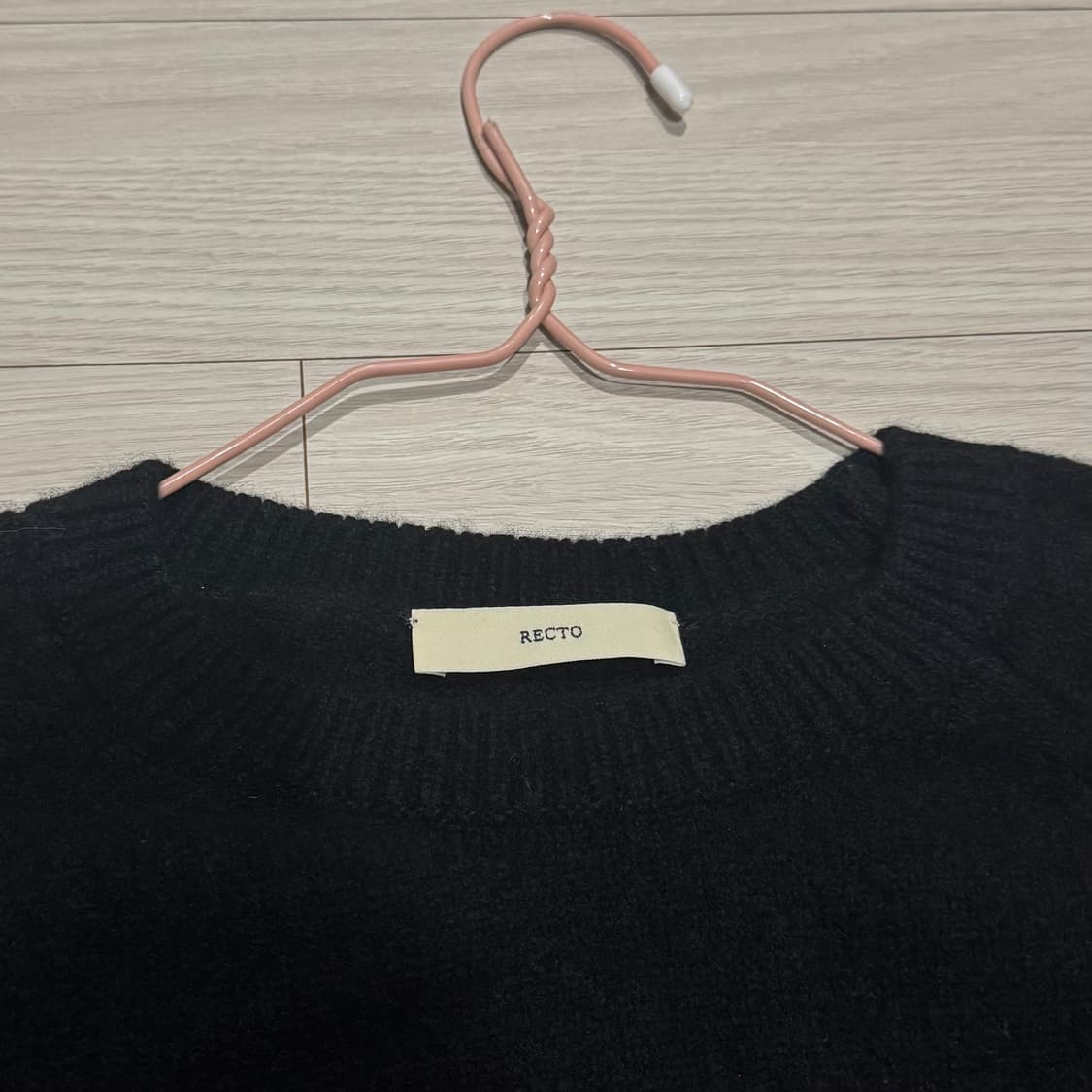 (s) 렉토 로고 라운드넥 니트 상품이미지4