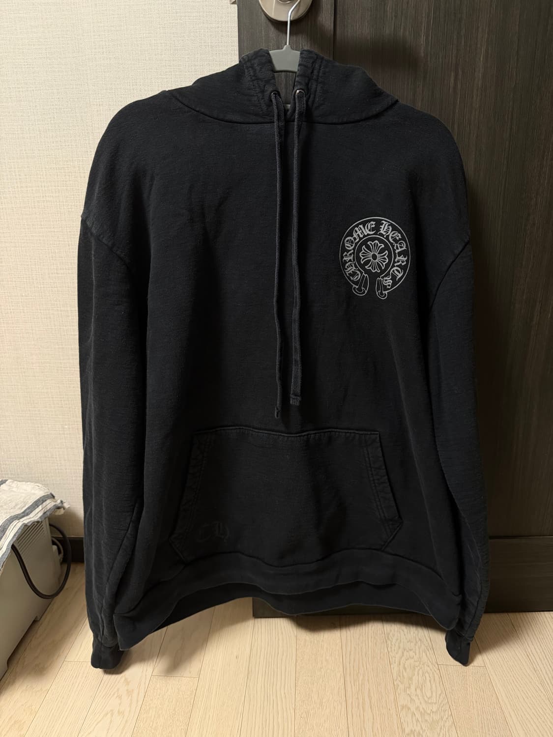 크롬하츠 실버 글리터 후드티 L 상품이미지1