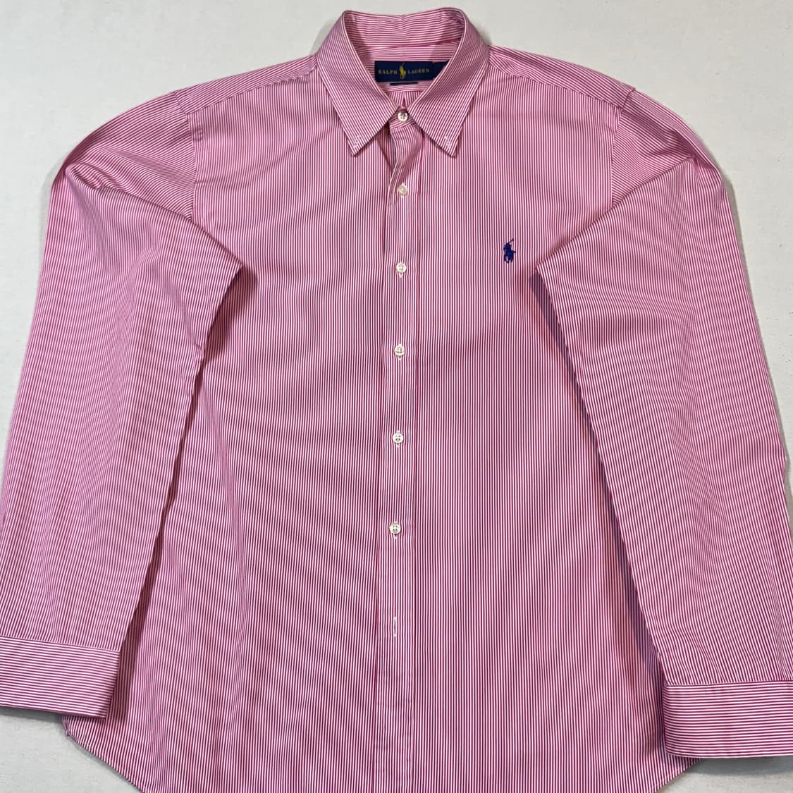 L) 폴로 랄프로렌 클래식핏 레드 스트라이프 포플린 셔츠 상품이미지2