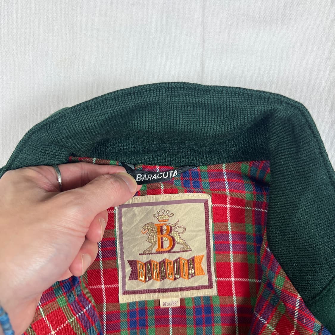 80‘s 바라쿠타 baracuta g-9 울 블루종 자켓 상품이미지7