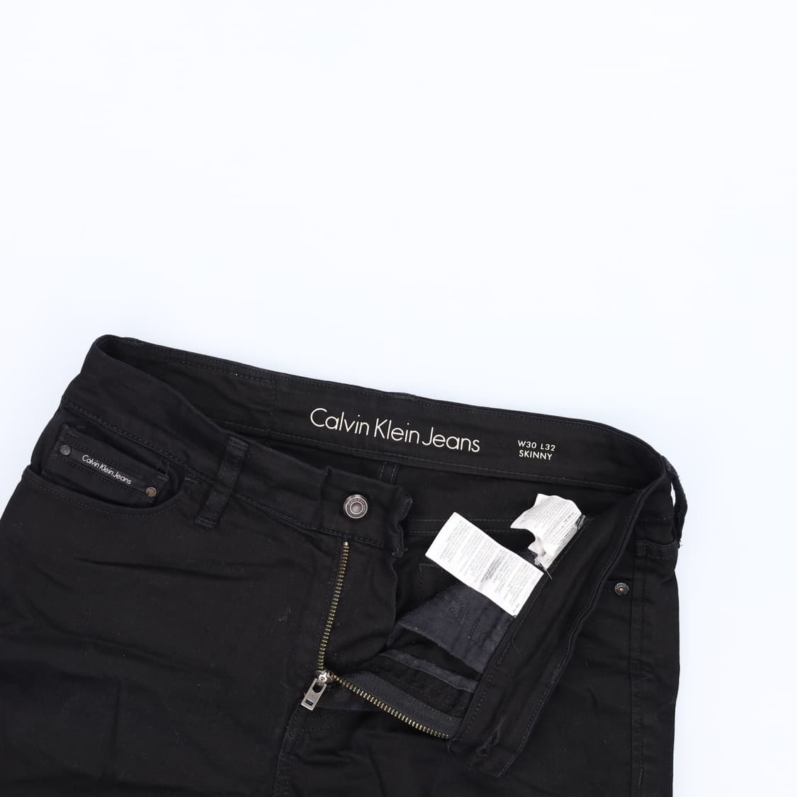 [W30 L32] 캘빈클라인진 일자 블랙데님팬츠 1219H1 상품이미지5