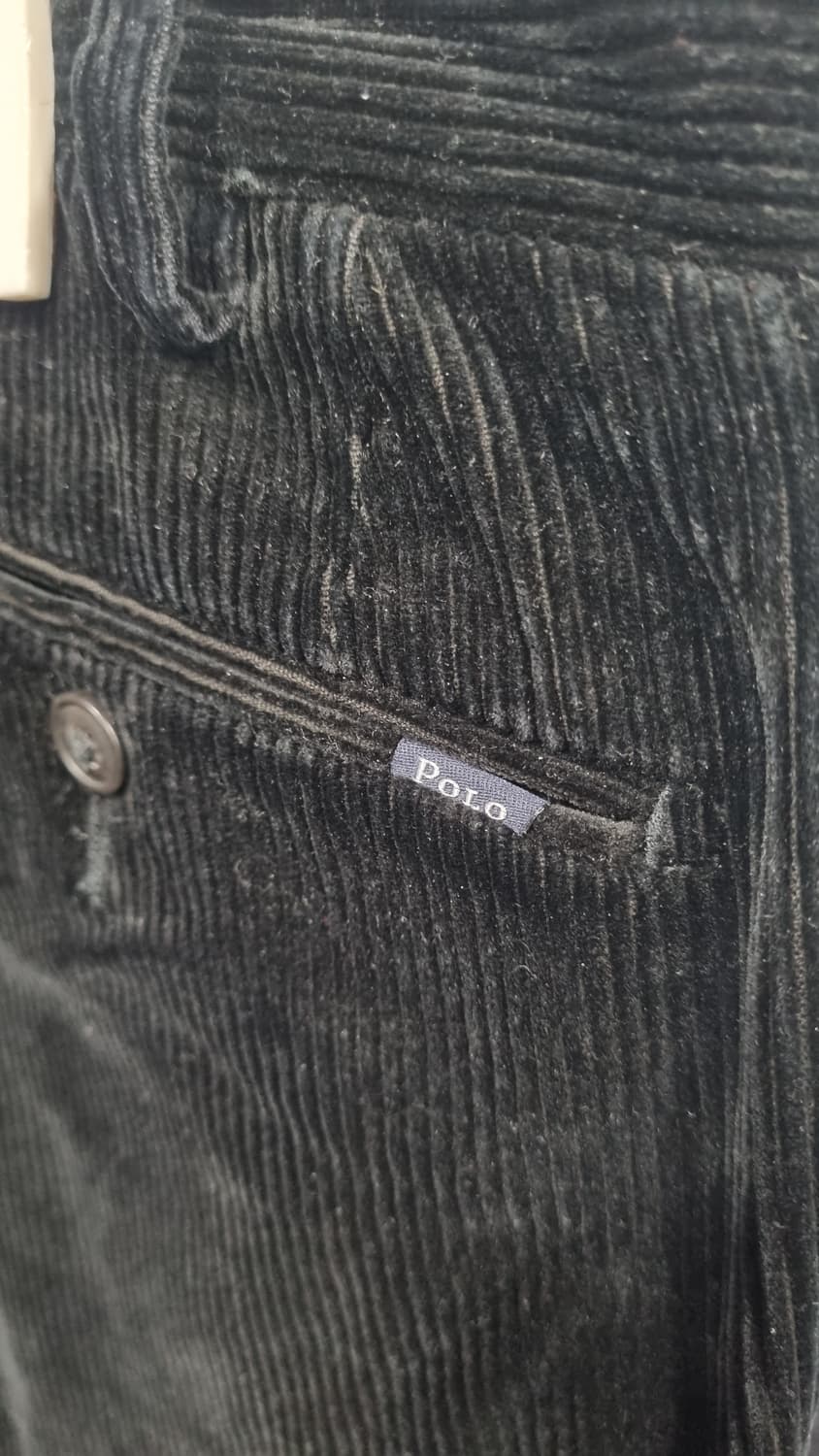 폴로 골덴바지 블랙 허리32(허리단면42) 기장95 상품이미지3