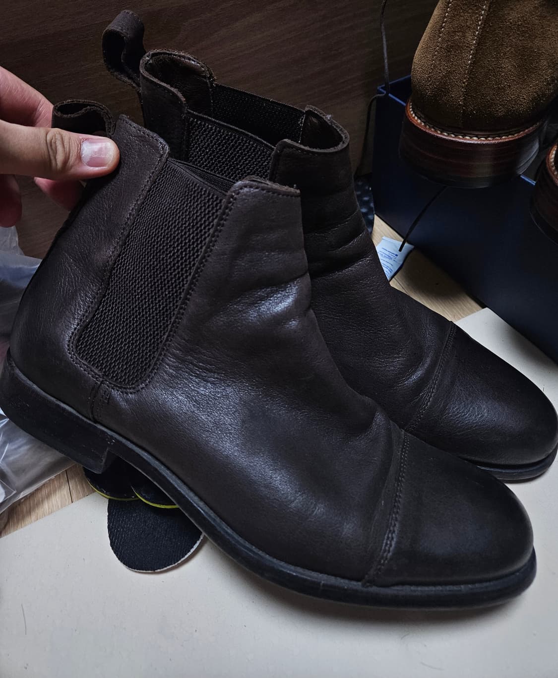 자라 첼시부츠 280 리얼레더 상품이미지2