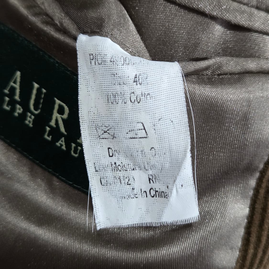 로렌랄프로렌 코듀로이 블레이저 자켓 40R 상품이미지4