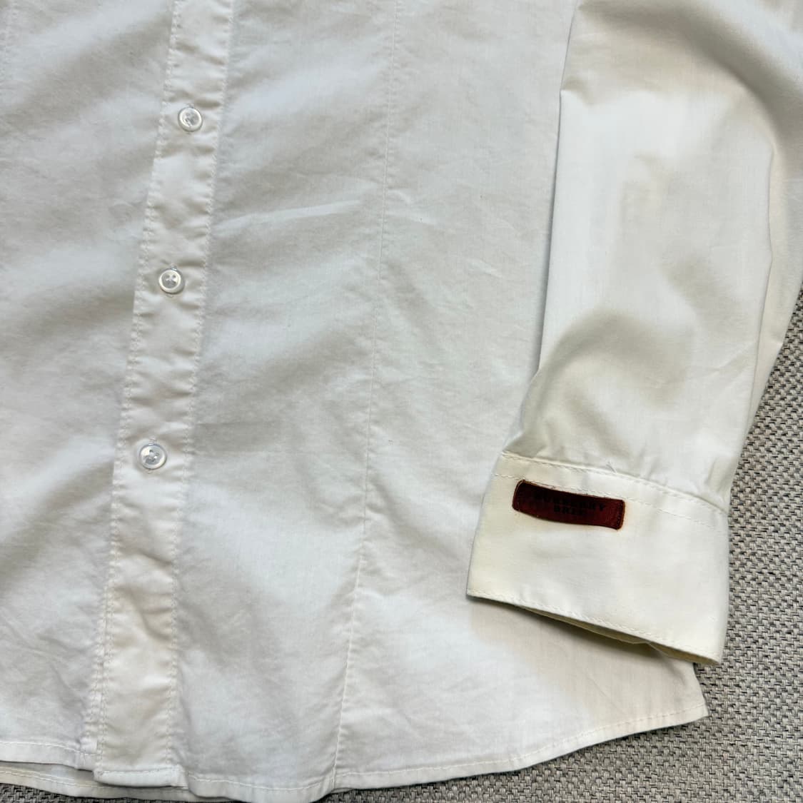 버버리 브릿 빈티지 화이트 셔츠 상품이미지3