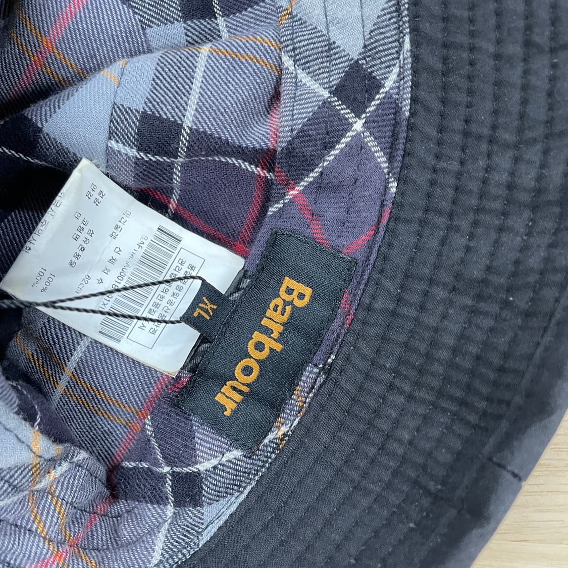 바버 코팅 버킷햇 블랙 XL 상품이미지6