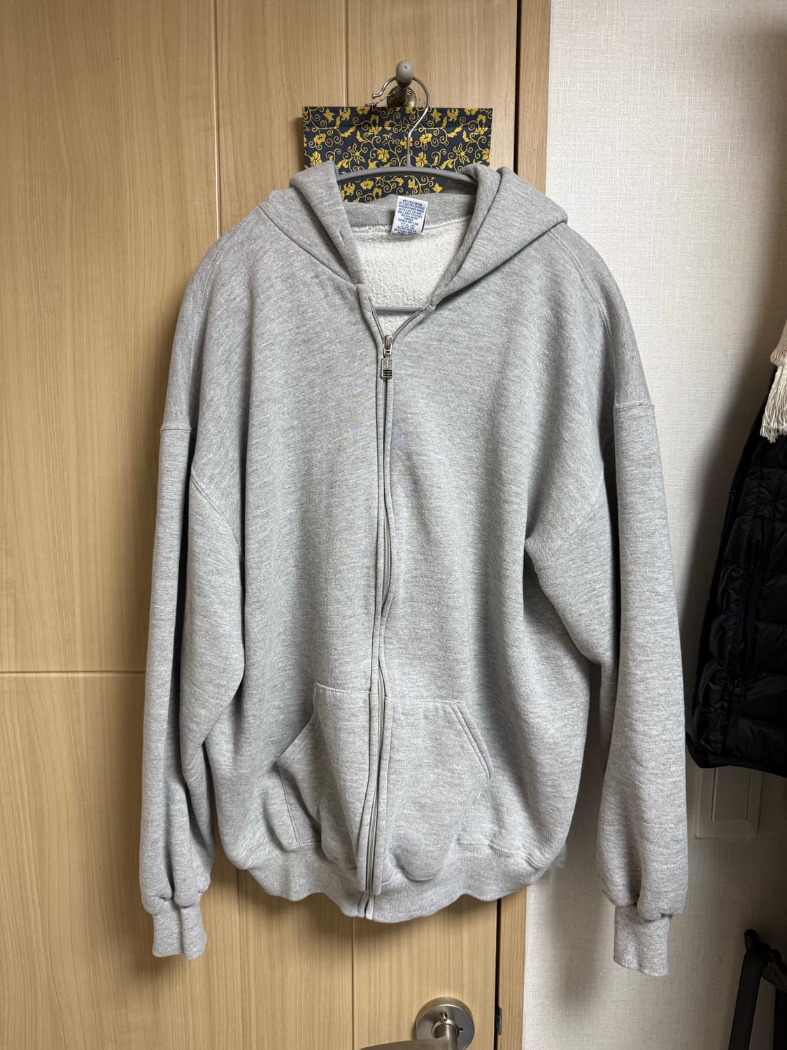 [XL] 빈티지 러셀 후드집업 회색 (made in usa) 상품이미지1