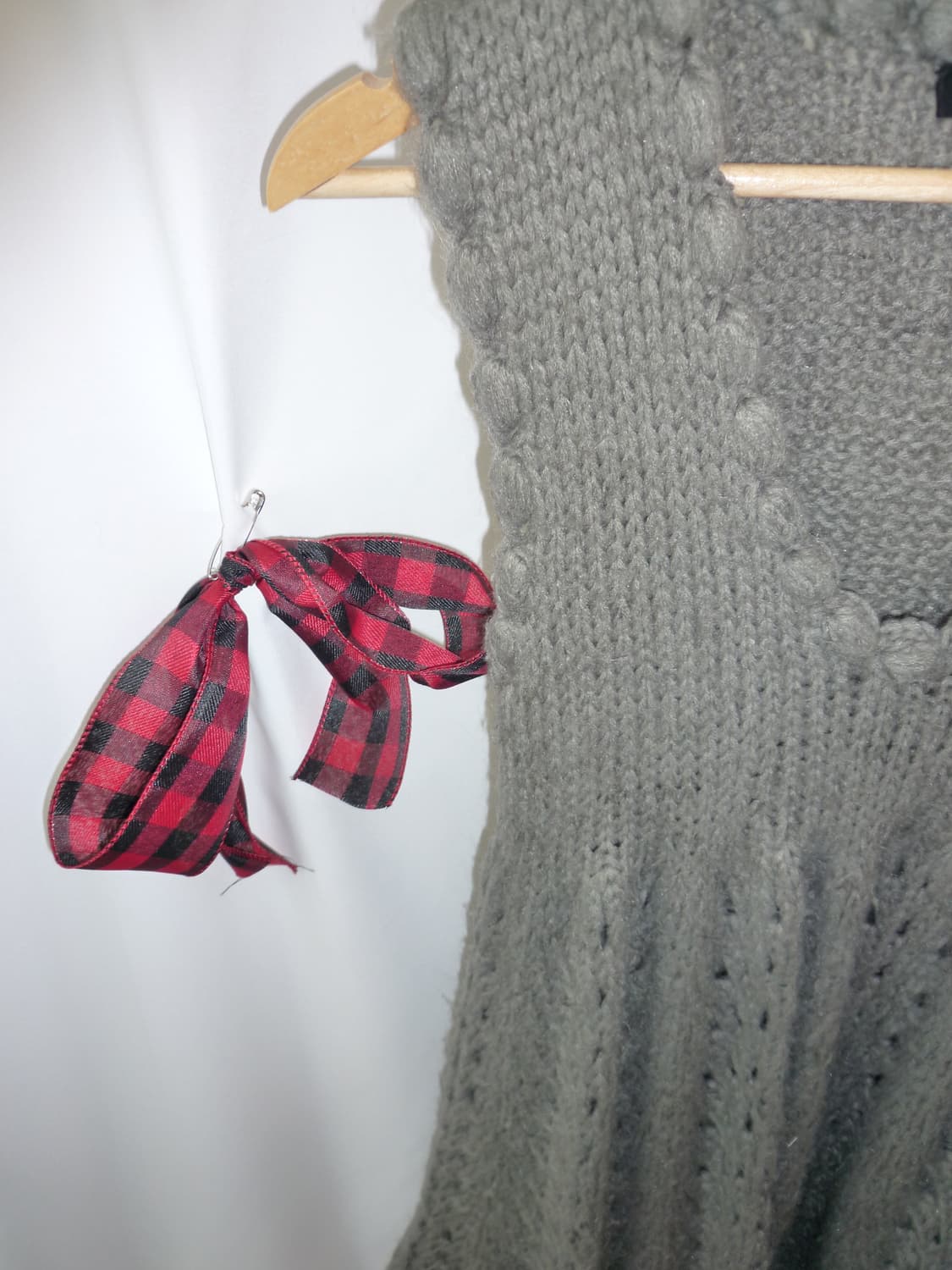 khaki knit vest 상품이미지4