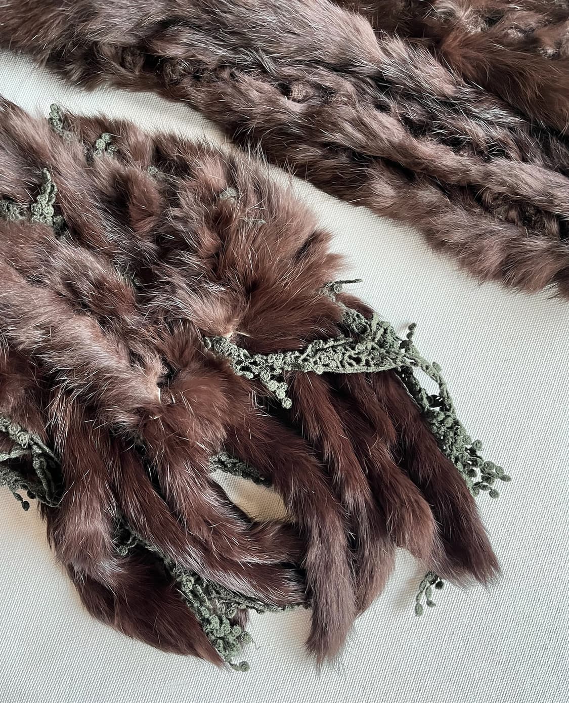 FRANCHE LIPPEE mixed fur long muffler 상품이미지9