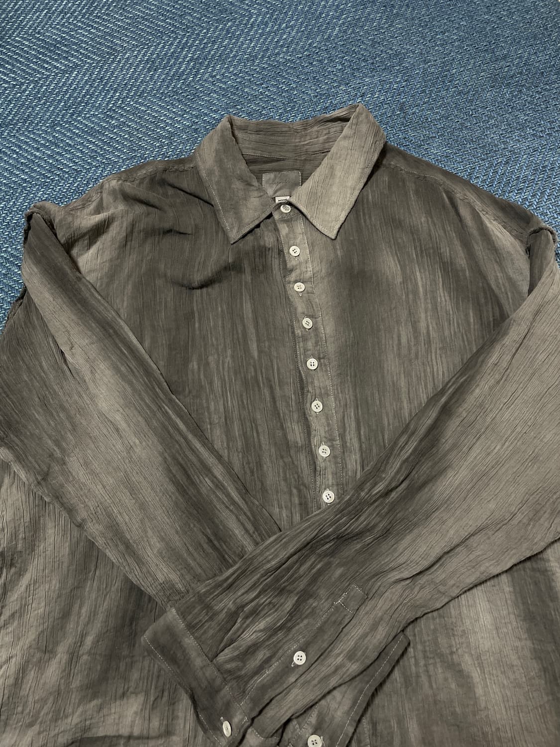 유스 x 유수 Ink Dyed Buttoned Shirt M사이즈 상품이미지2