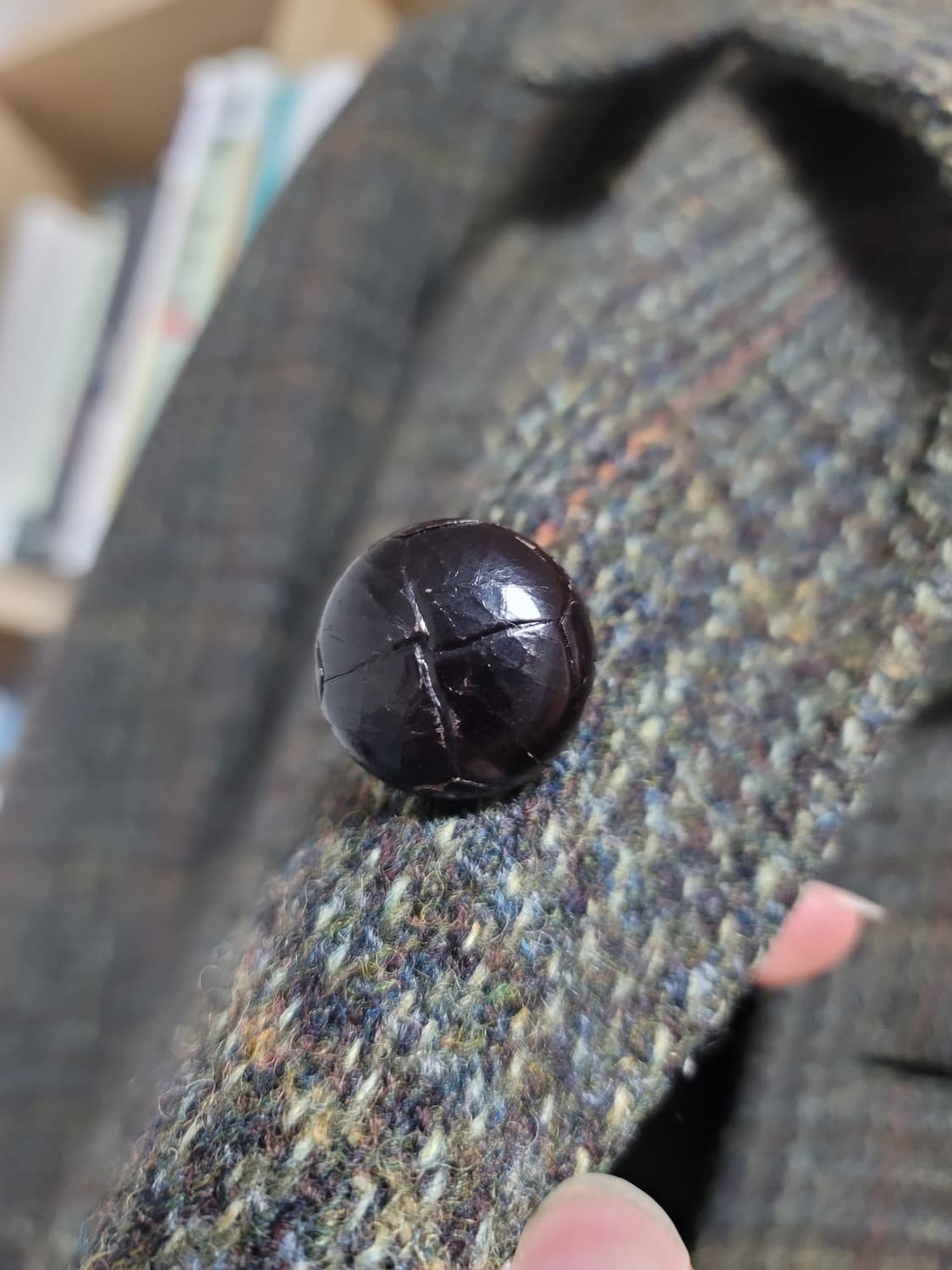 70년대 빈티지 던앤코 Dunn & co 해리스트위드 발마칸 코트 상품이미지7