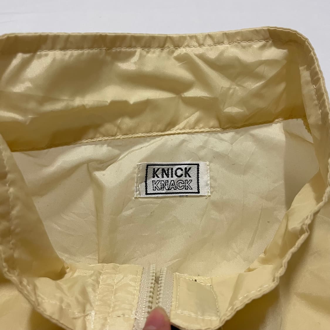 빈티지 Yellow 나일론 조끼 상품이미지7