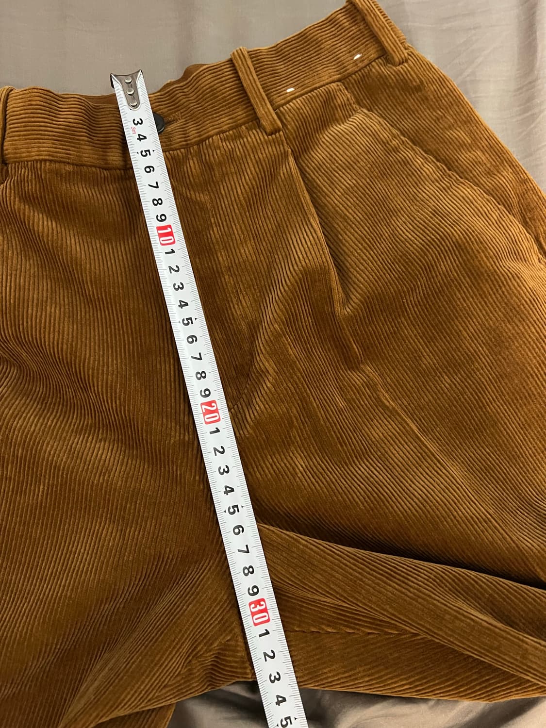 유니클로 코듀로이 골덴바지 브라운 xs 새제품 상품이미지7