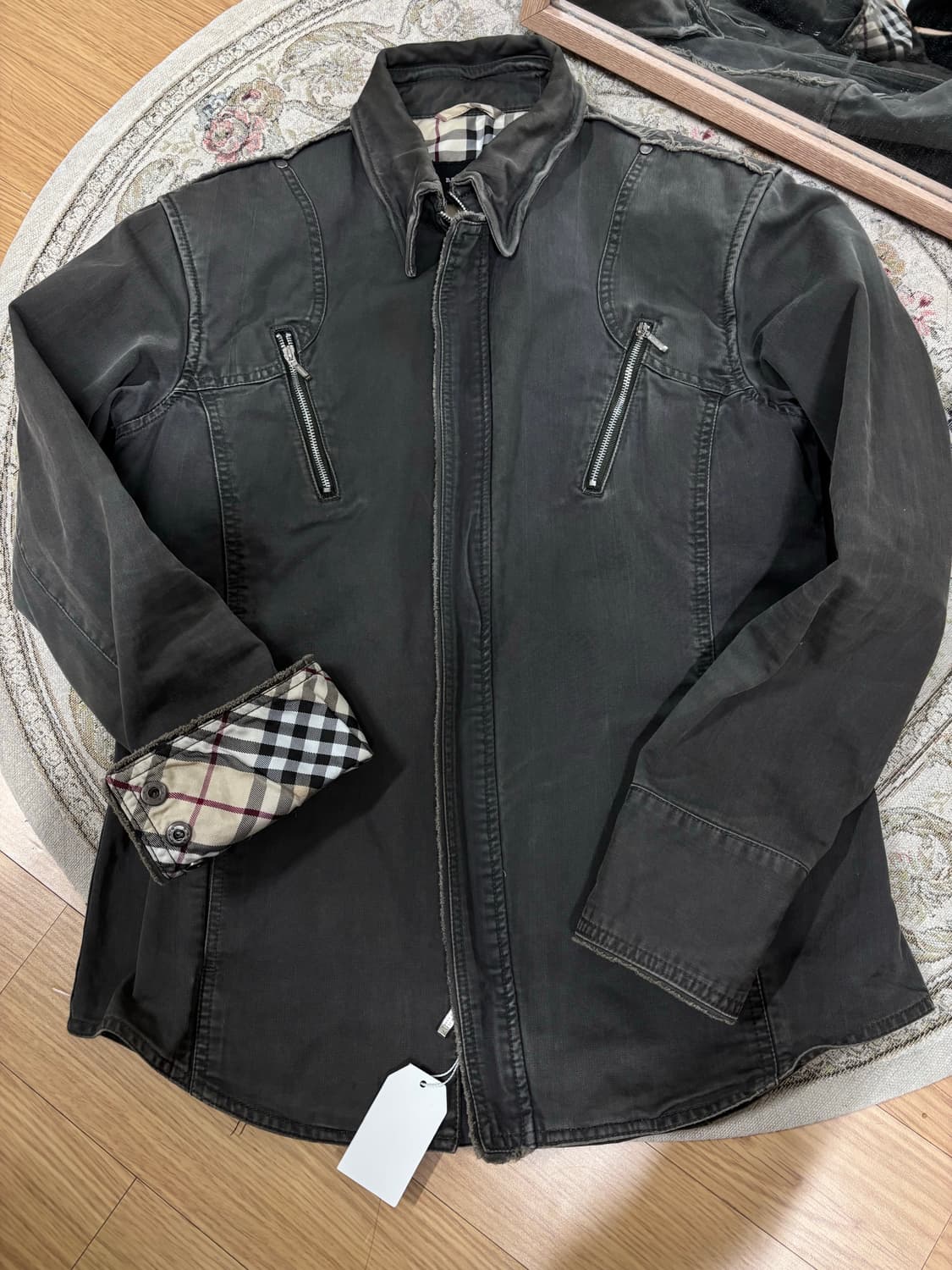 버버리 블랙라벨 워싱 자켓 상품이미지1