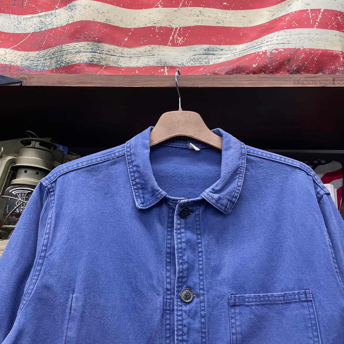 50s-70s 프렌치 워크 자켓 /빈티지 초어 자켓 워크 웨어 상품이미지3