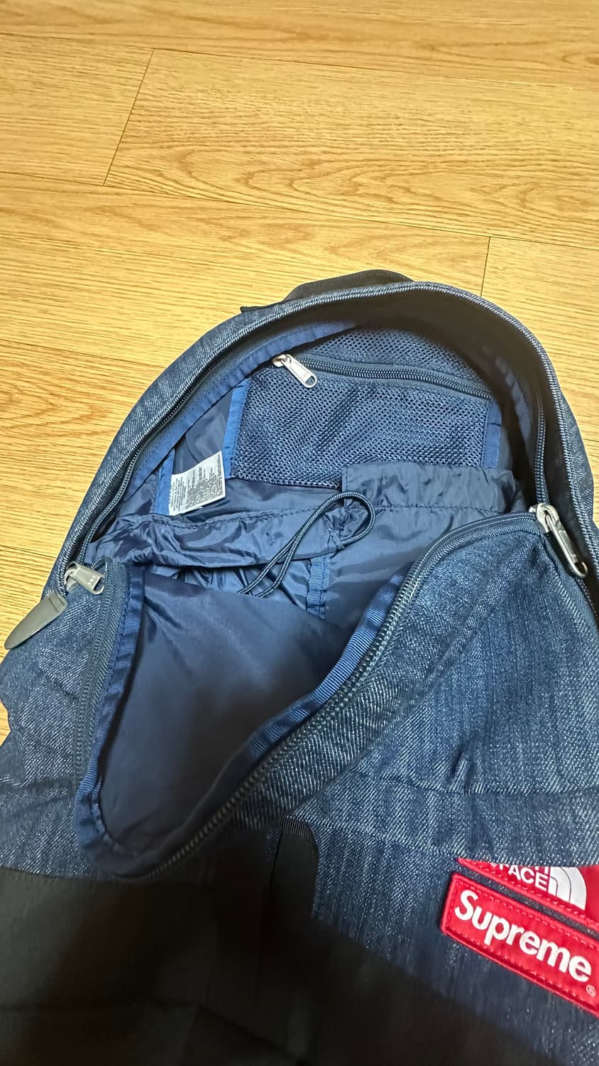 슈프림 더 노스 페이스 콜라보 백팩 데님 노스페이스 슈노 가방 상품이미지9