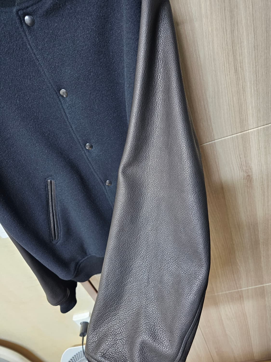 캡틴선샤인 23fw 어워드 자켓 44사이즈 블랙 바시티 상품이미지5