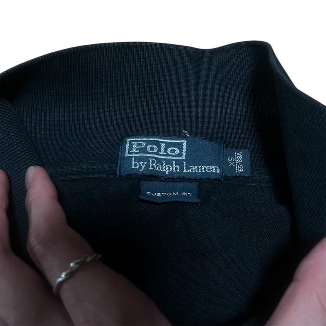 폴로 넘버 3 트리플 레드 빅포니 카라티 긴팔 블랙 상품이미지4