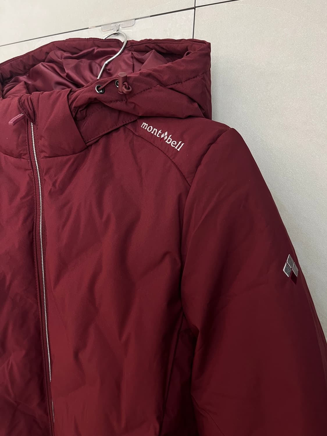 몽벨 여성용 후드 패딩 버건디 [95] 상품이미지4